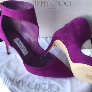 Jimmy Choo TARIS 85 Madeline Suede Shoe Booties